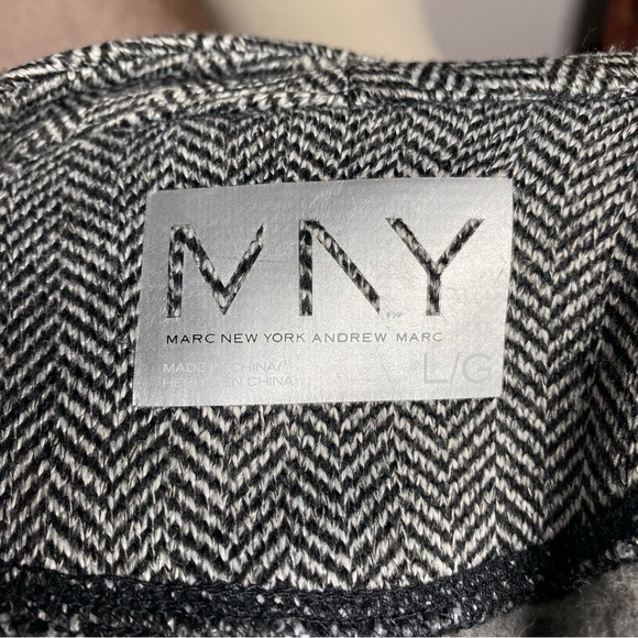 Marc New York Herringbone Zip Front Jacket - Picture 2 of 5